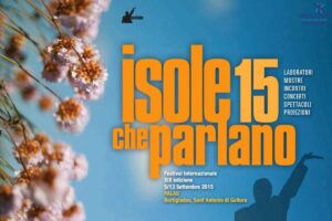 Il banner della manifestazione Isole che parlano (edizione 2015)